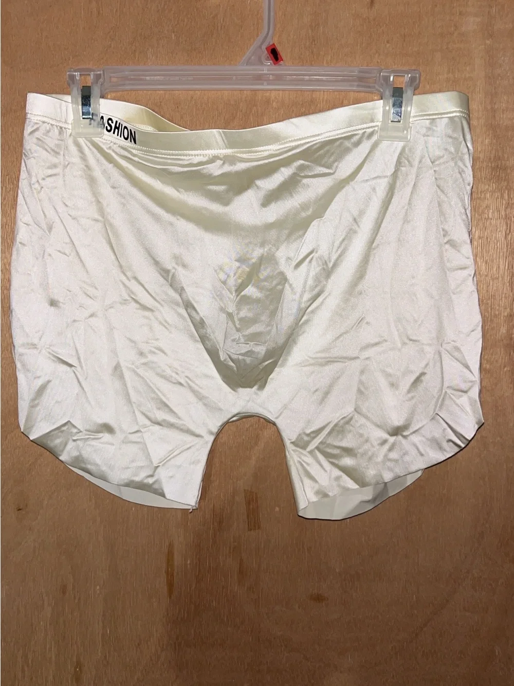Men's Cream Ice Silk Boxer Briefs
